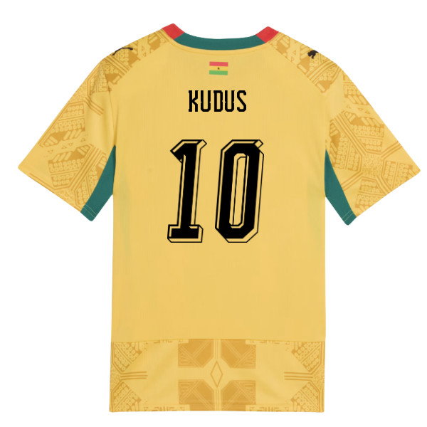 2026-2027 Ghana Away Shirt (Kids) (Kudus 10)-SoccerKits Hub | Buy Soccer Jerseys Online